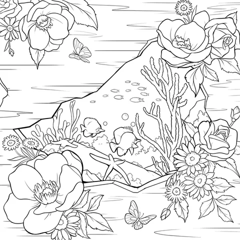 Flowers and Underwater World