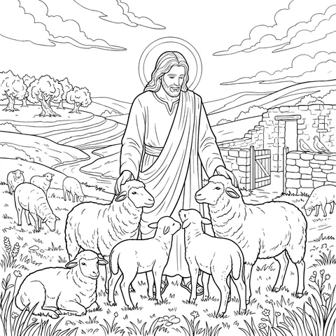 Jesus and the Sheep