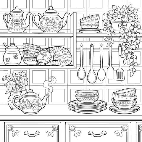 Cozy Kitchen Scene