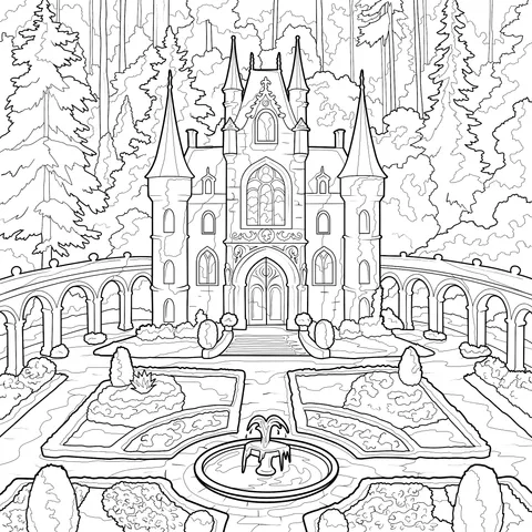Enchanting Forest Castle