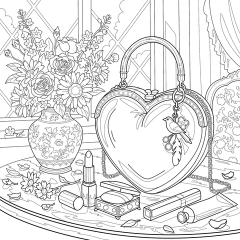 Exquisite Beauty Products and Accessories Still Life