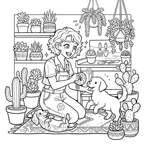 Gardening Time with Pets