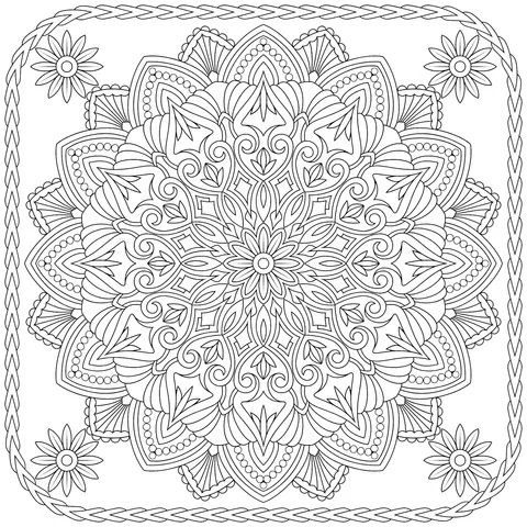 Exquisite Mandala Pattern