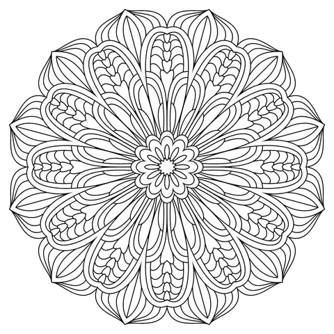 Exquisite Mandala Pattern