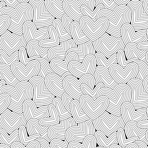 Colorful Heart Patterns
