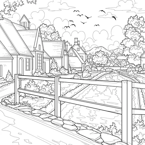 Peaceful Rural Scene