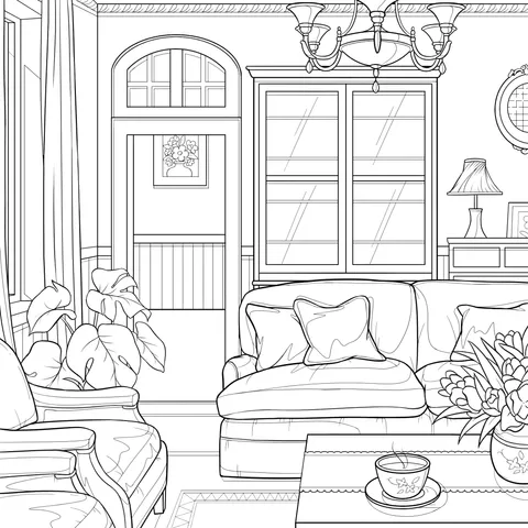 Cozy Living Room Scene