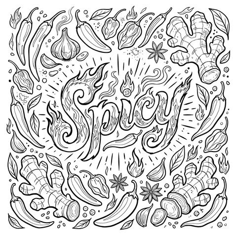 Spicy Seasoning Pattern