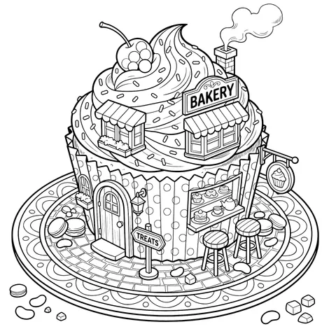 Cupcake - shaped Bakery