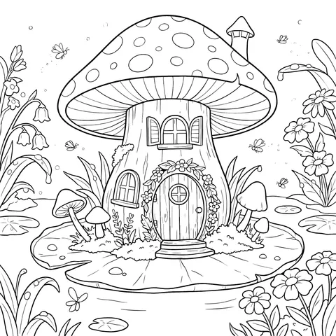 Dreamy Mushroom Cottage