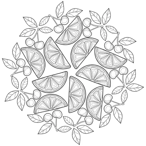 水果曼陀罗