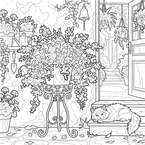 Ai1445_Cat_on_wing_with_flowers