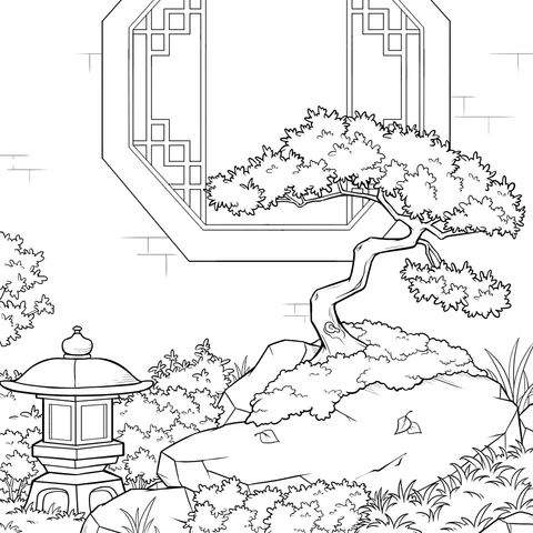 窗下小景