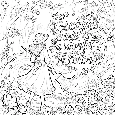 Escape into a Colorful World