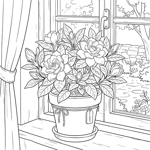 栀子花