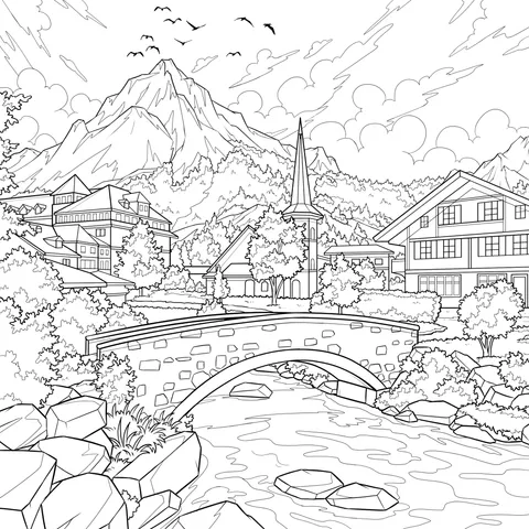 小镇风景