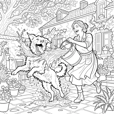 1510_Housewife_Dog_Water_Yard 