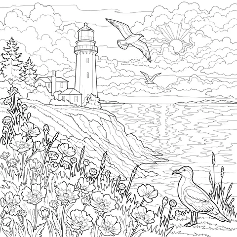 1514_Shore_with_seagulls_front_lighthouse