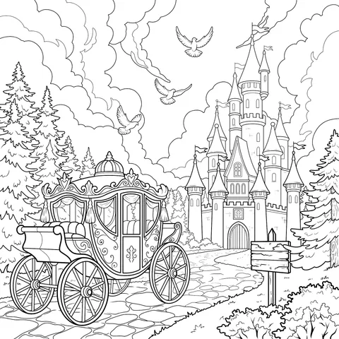 Dreamy Castle and Carriage