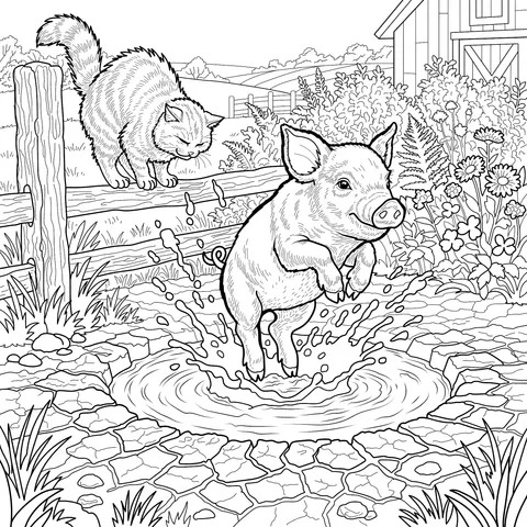 1523_Pig_cat_farm 