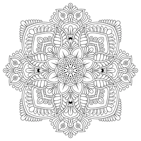Exquisite Mandala Pattern