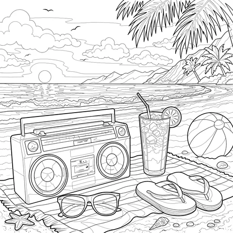 Summer Beach Ambiance