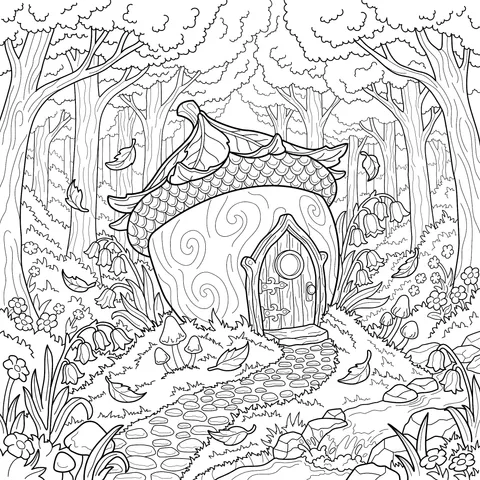 Magical Cottage in the Forest