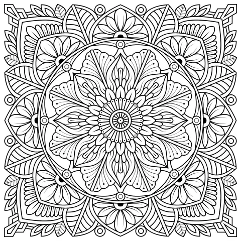 Exquisite Mandala Pattern