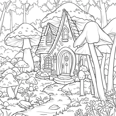 Dreamy Mushroom Cottage