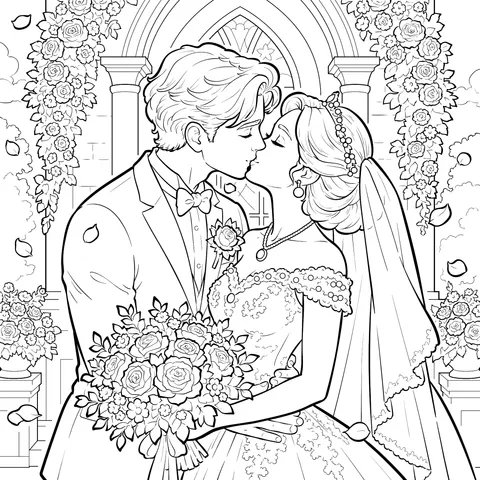 Romantic Wedding Moment