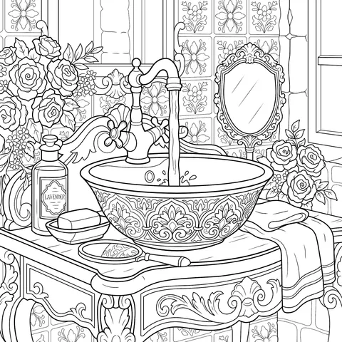 Vintage - style Washstand