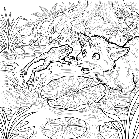 Fox and Frog