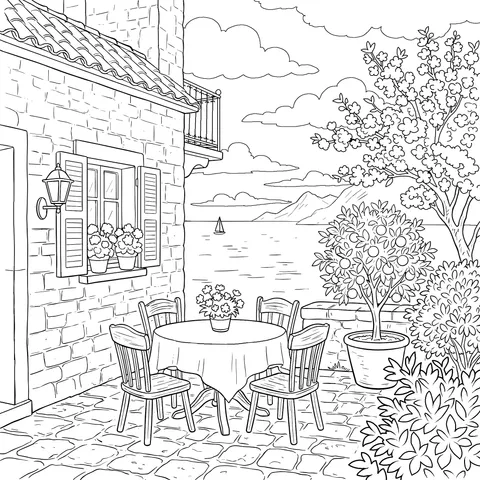 Cozy Seaside Terrace