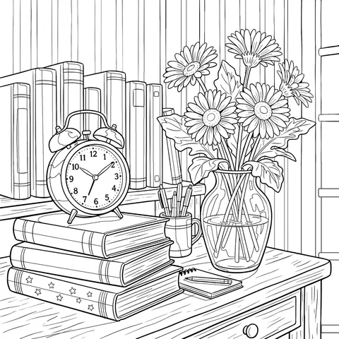 Warm Scenery on the Desk