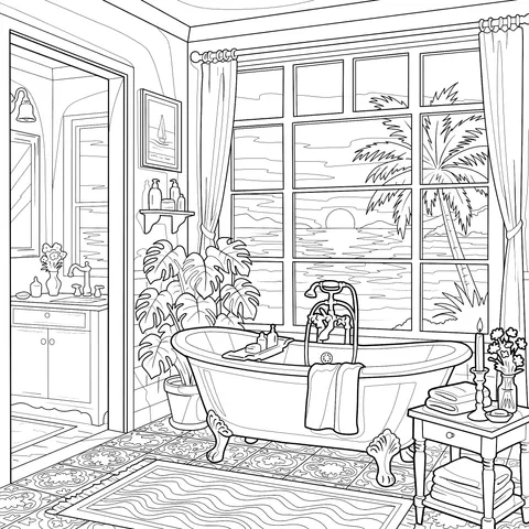 Beach - style Bathroom