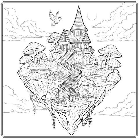 Magical Floating Cottage