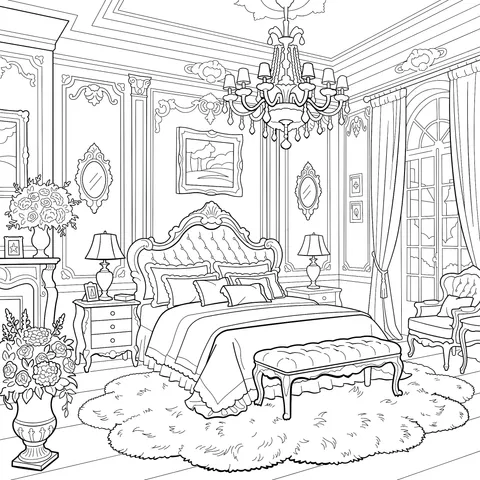 Gorgeous Bedroom Scene
