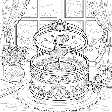 Dreamy Ballet Music - box Scene