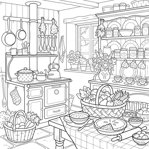 Cozy Country Kitchen