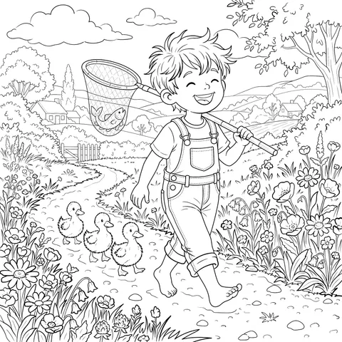 Childlike Fun in the Countryside