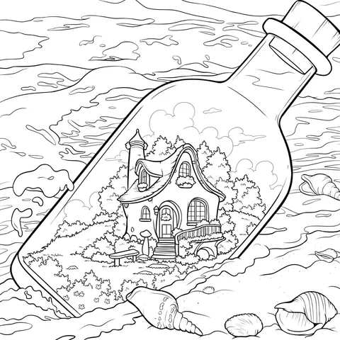 Dreamy Cottage in a Bottle