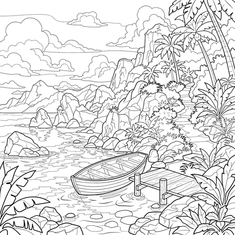 Tropical Seaside Scenery