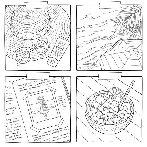Summer Beach Elements