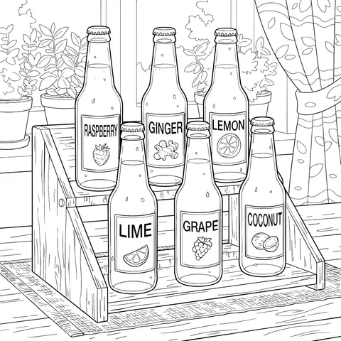 Colorful Fruit - Flavored Drinks