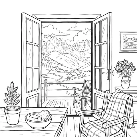 Cozy View by the Window