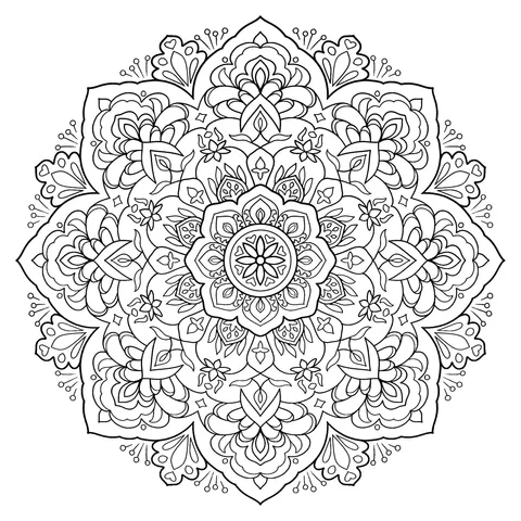 Exquisite Mandala Pattern