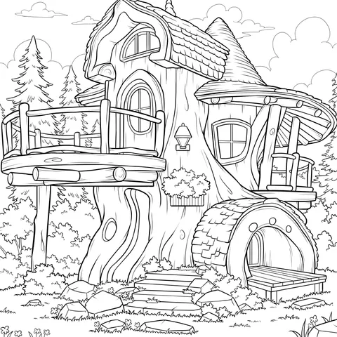Magical Tree - house