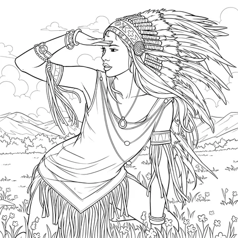 Native American Girl