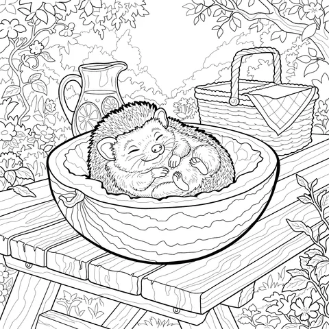 Cozy Hedgehog