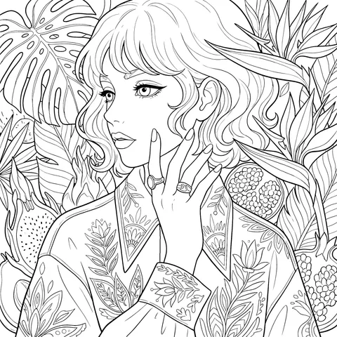 Tropical - style Girl